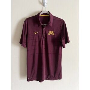 Minnesota Golden Gophers — Nike Dri-Fit Golf Polo Shirt — Size Mens Small
